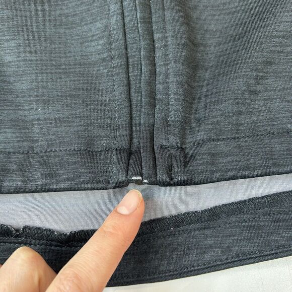 MEDELITA Ionic Nurse Scrub Jacket Womens Small S Polyester Full Zip Dark Gray - Picture 4 of 11